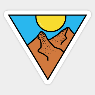 Desert Sun Sticker